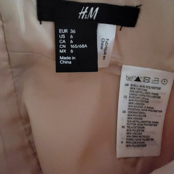Rose Gold Skirt From H&M - Picture 4 of 4